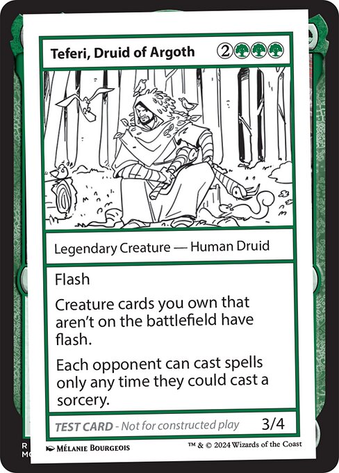 Teferi, Druid of Argoth [Playtest]