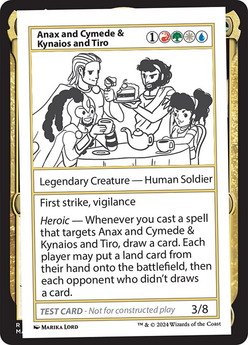 Anax and Cymede & Kynaios and Tiro [Playtest]