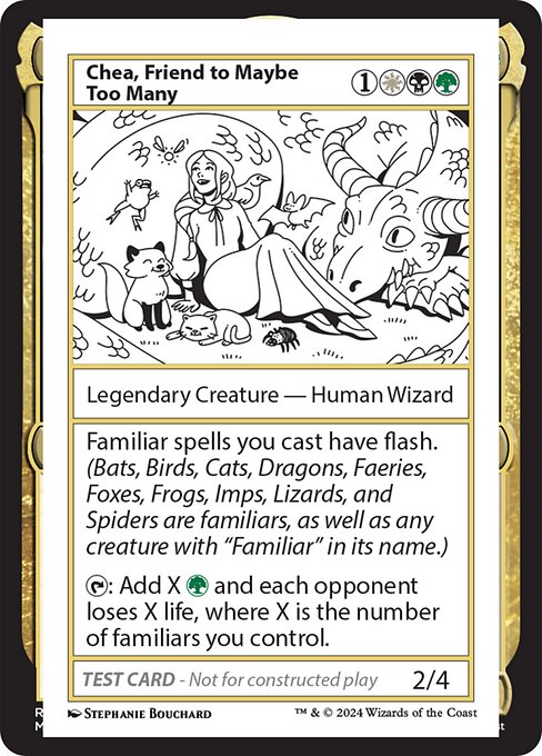 Chea, Friend to Maybe Too Many [Playtest]
