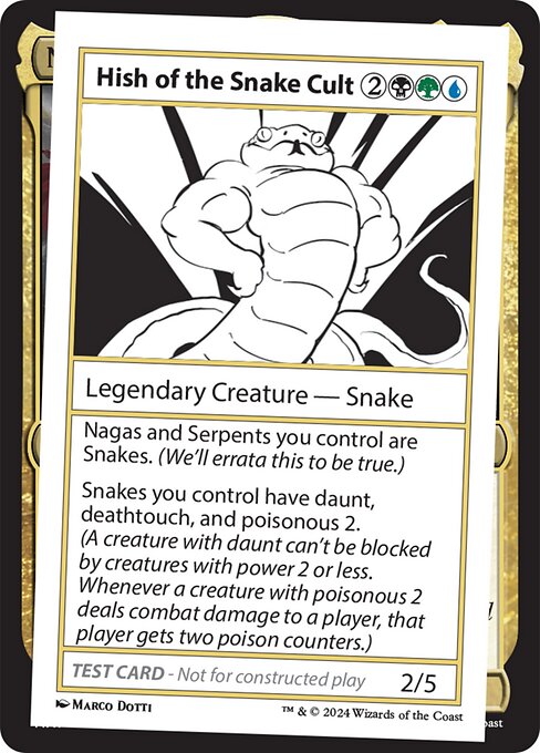Hish of the Snake Cult [Playtest]