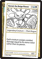 Narod, the Beige Flower [Playtest]
