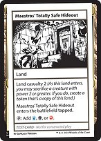 Maestros' Totally Safe Hideout [Playtest]