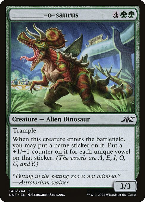 _____-o-saurus [Foil]