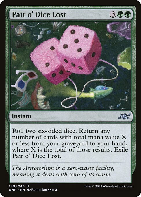 Pair o' Dice Lost [Foil]