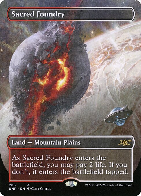 Sacred Foundry [Borderless Foil]