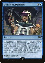 Decisions, Decisions [Galaxy Foil]