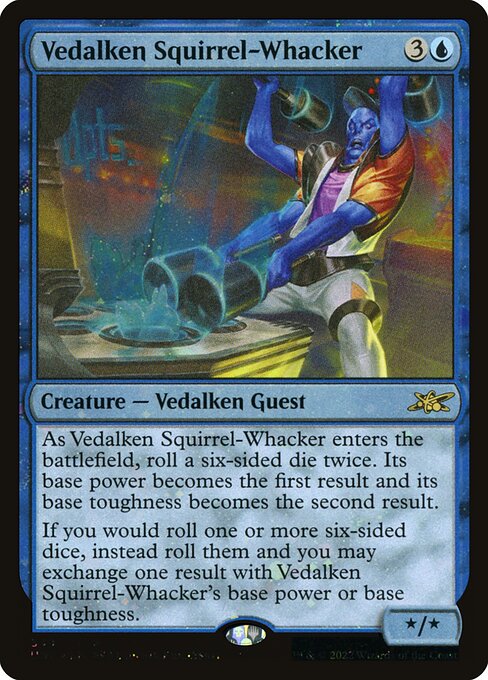 Vedalken Squirrel-Whacker [Galaxy Foil]
