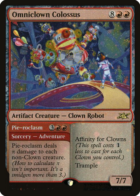Omniclown Colossus // Pie-roclasm [Galaxy Foil]