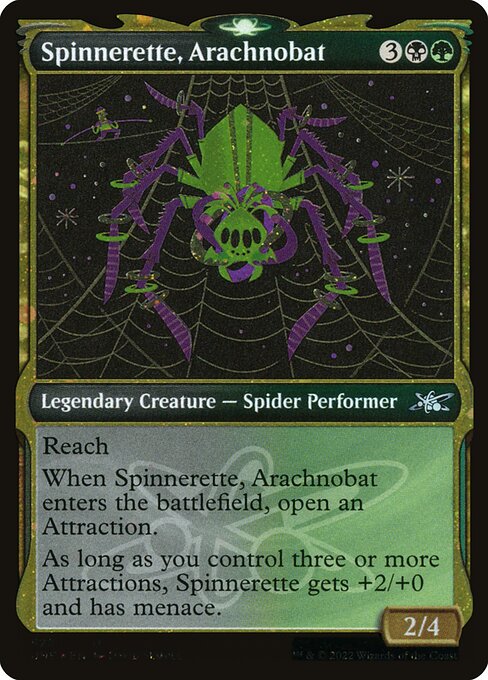 Spinnerette, Arachnobat [Showcase Galaxy Foil]