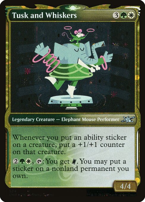 Tusk and Whiskers [Showcase Galaxy Foil]