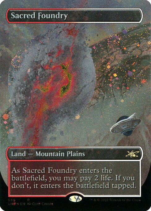 Sacred Foundry [Borderless Galaxy Foil]