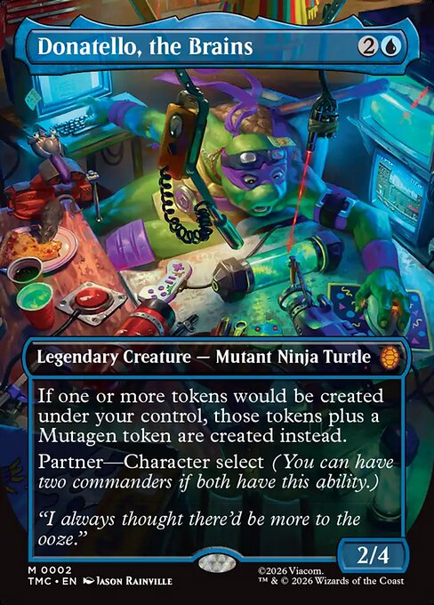 Donatello, the Brains [Borderless Foil]