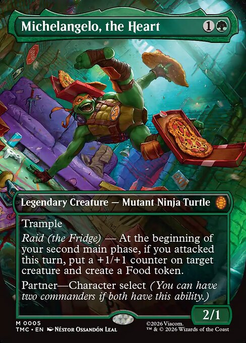 Michelangelo, the Heart [Borderless Foil]