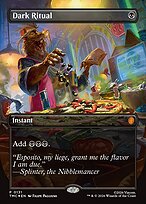 Dark Ritual [Borderless Pizza Promo Foil]