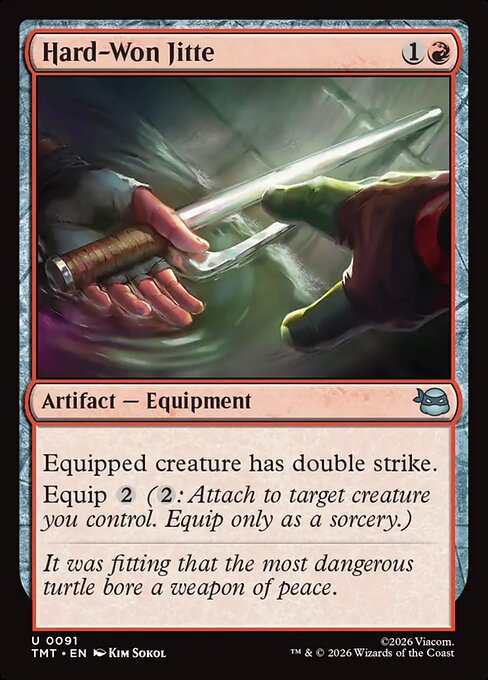 Hard-Won Jitte [Foil]