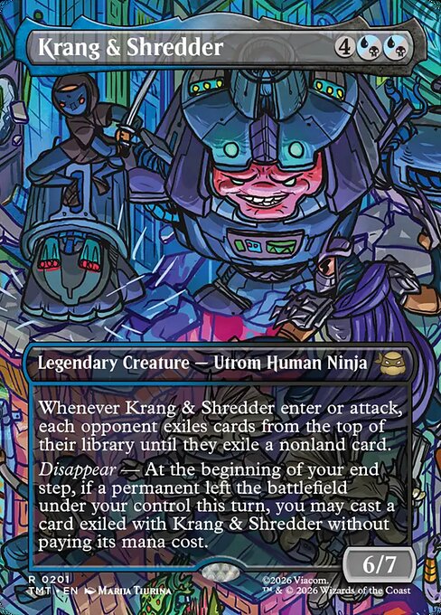 Krang & Shredder [Borderless Scene]