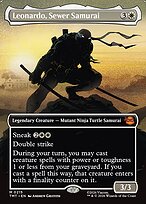 Leonardo, Sewer Samurai [Borderless Silhouette]