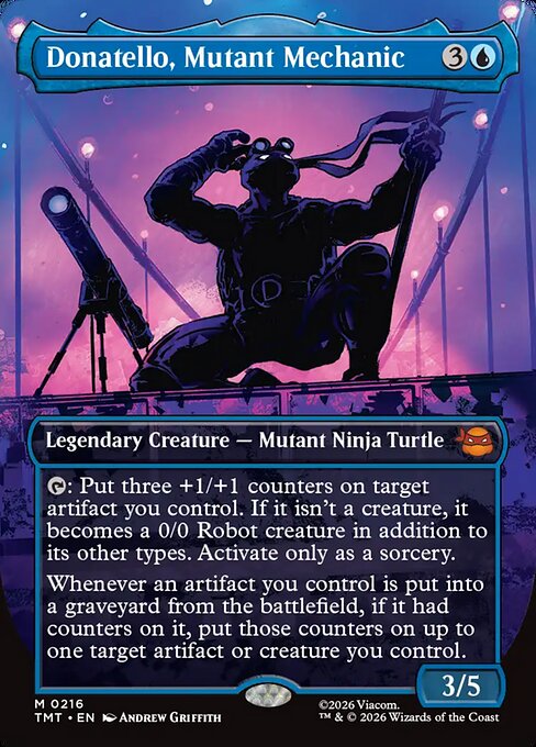 Donatello, Mutant Mechanic [Borderless Silhouette]