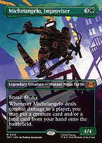 Michelangelo, Improviser [Borderless Silhouette]
