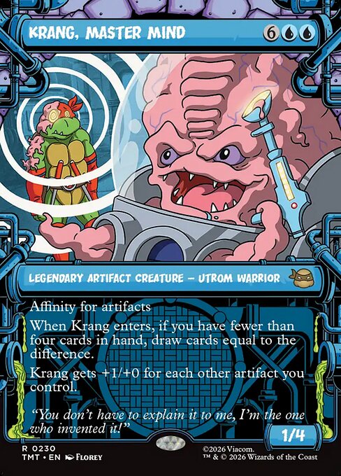 Krang, Master Mind [Sewer Frame Foil]