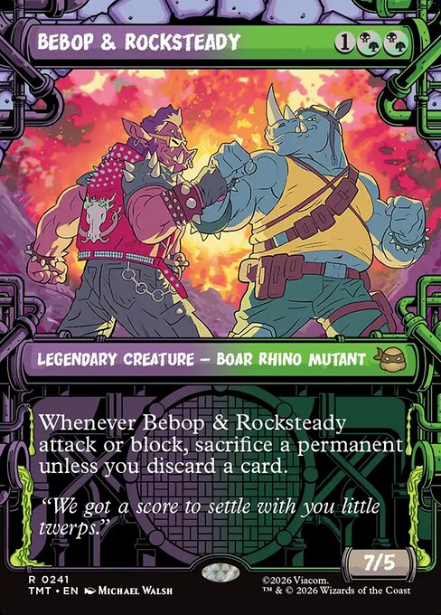 Bebop & Rocksteady [Sewer Frame]