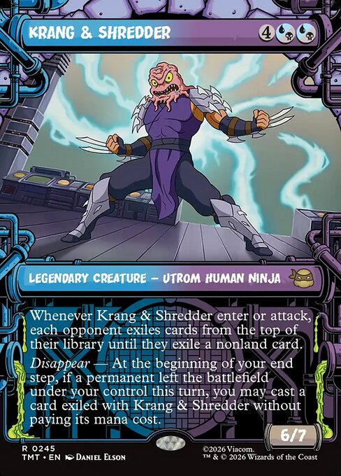 Krang & Shredder [Sewer Frame Foil]