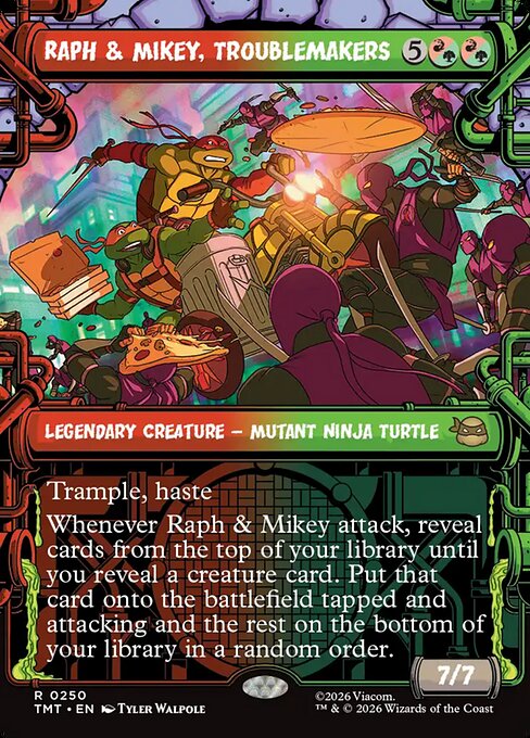 Raph & Mikey, Troublemakers [Sewer Frame]