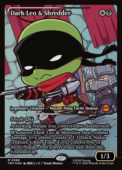 Dark Leo & Shredder [Japan Showcase Foil]