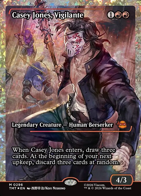 Casey Jones, Vigilante [Japan Showcase Fracture Foil]