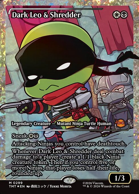 Dark Leo & Shredder [Japan Showcase Fracture Foil]