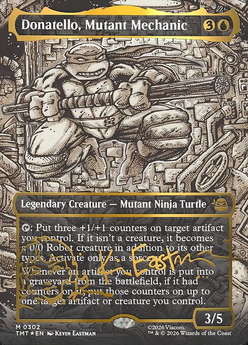 Donatello, Mutant Mechanic [Borderless Headliner Foil]