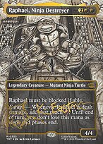 Raphael, Ninja Destroyer [Borderless Headliner Foil]