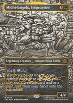 Michelangelo, Improviser [Borderless Headliner Foil]