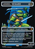 Leonardo, the Balance [Borderless Pixel Surge Foil]