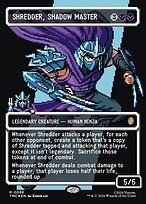 Shredder, Shadow Master [Borderless Pixel Surge Foil]