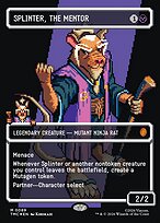 Splinter, the Mentor [Borderless Pixel Surge Foil]