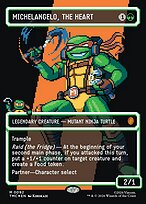 Michelangelo, the Heart [Borderless Pixel Surge Foil]