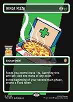 Ninja Pizza [Borderless Pixel Surge Foil]