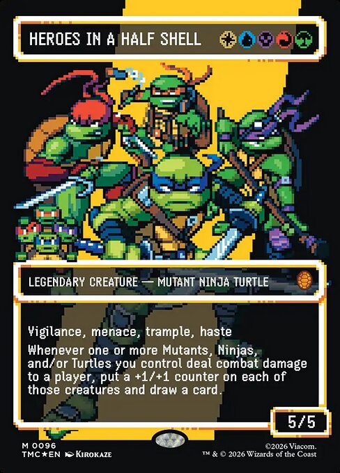 Heroes in a Half Shell [Borderless Pixel Surge Foil]