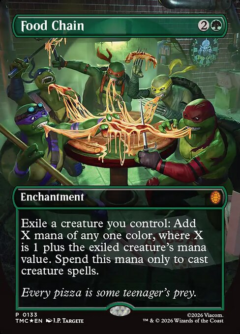 Food Chain [Borderless Pizza Promo Foil]