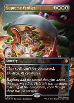 Supreme Verdict [Borderless Pizza Promo Foil]