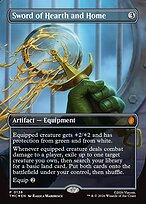 Sword of Hearth and Home [Borderless Pizza Promo Foil]