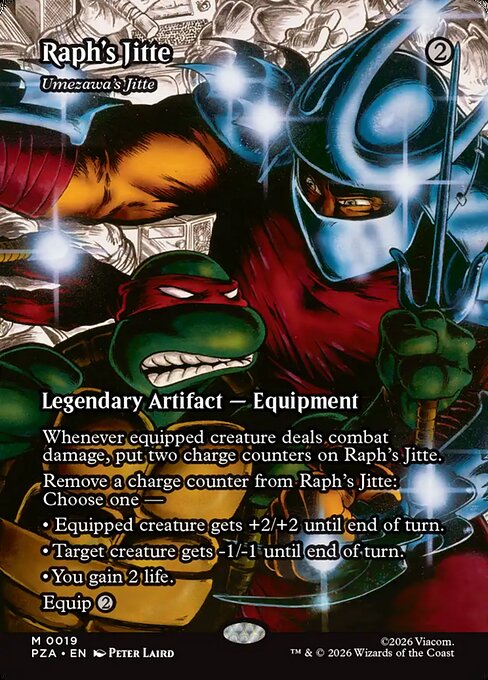 Raph's Jitte (Umezawa's Jitte) [Borderless Foil]