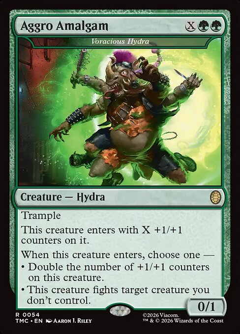 Aggro Amalgam (Voracious Hydra) [Foil]
