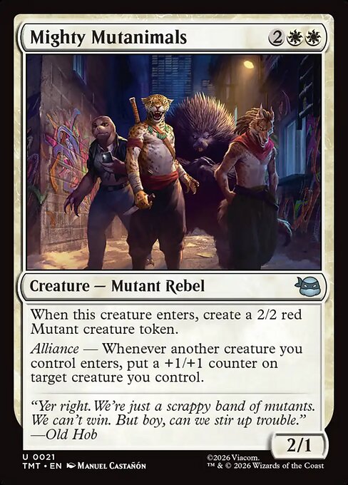 Mighty Mutanimals [Foil]