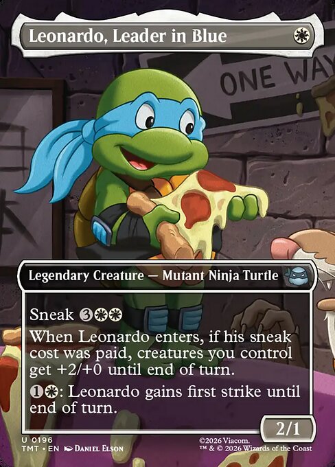 Leonardo, Leader in Blue [Borderless Scene]