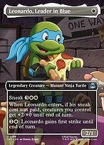 Leonardo, Leader in Blue [Borderless Scene]