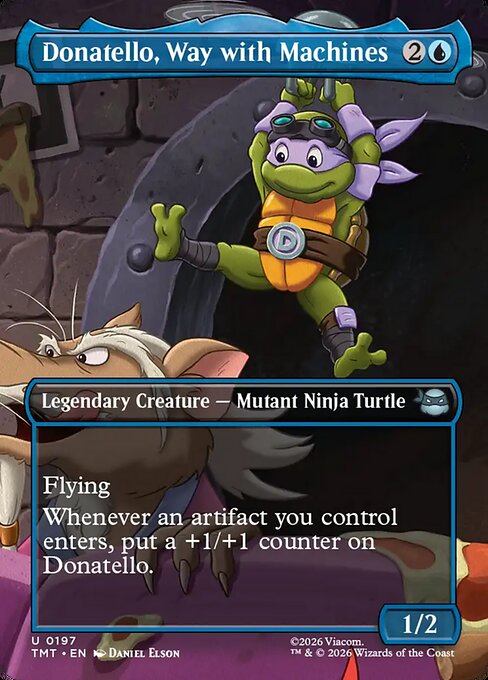 Donatello, Way with Machines [Borderless Scene]