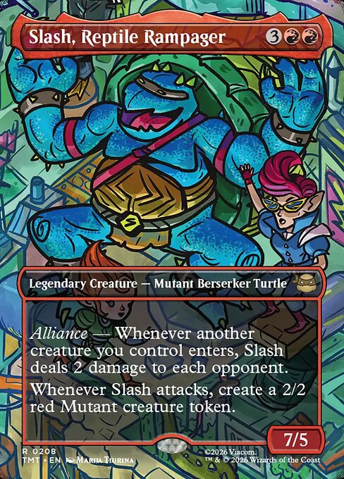 Slash, Reptile Rampager [Borderless Scene]