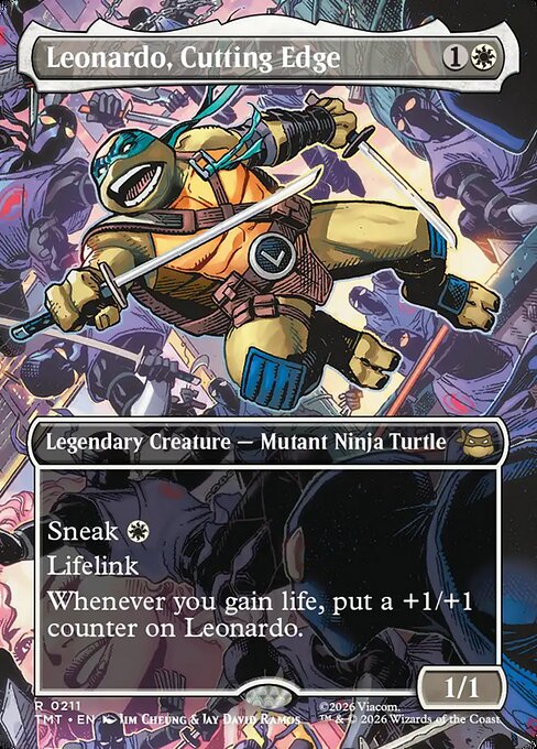 Leonardo, Cutting Edge [Borderless Scene Foil]